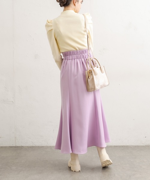 OLIVE des OLIVE（オリーブデオリーブ）の「モテパワショルプルオーバー（ニット/セーター・レディース・ブラック/パープル/オフホワイト/ライトブラウン/ラベンダー・FREE）」の8枚目の写真