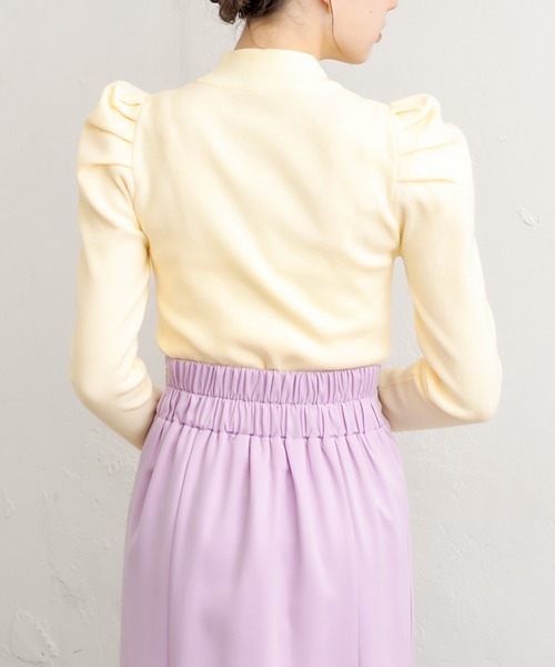 OLIVE des OLIVE（オリーブデオリーブ）の「モテパワショルプルオーバー（ニット/セーター・レディース・ブラック/パープル/オフホワイト/ライトブラウン/ラベンダー・FREE）」の11枚目の写真