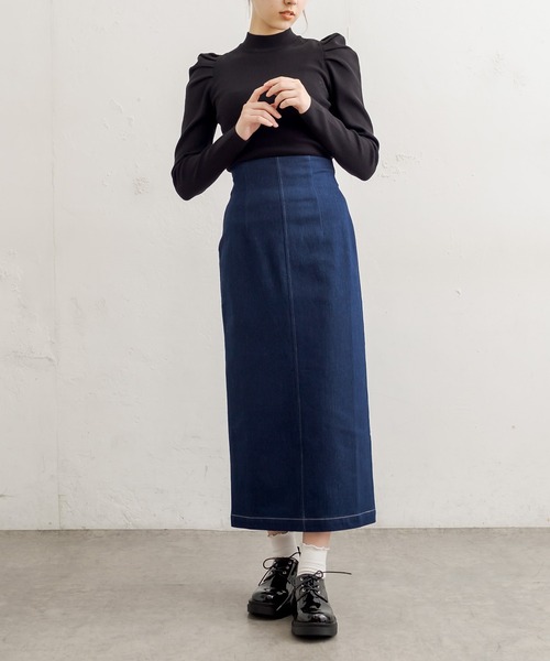 OLIVE des OLIVE（オリーブデオリーブ）の「モテパワショルプルオーバー（ニット/セーター・レディース・ブラック/パープル/オフホワイト/ライトブラウン/ラベンダー・FREE）」の14枚目の写真