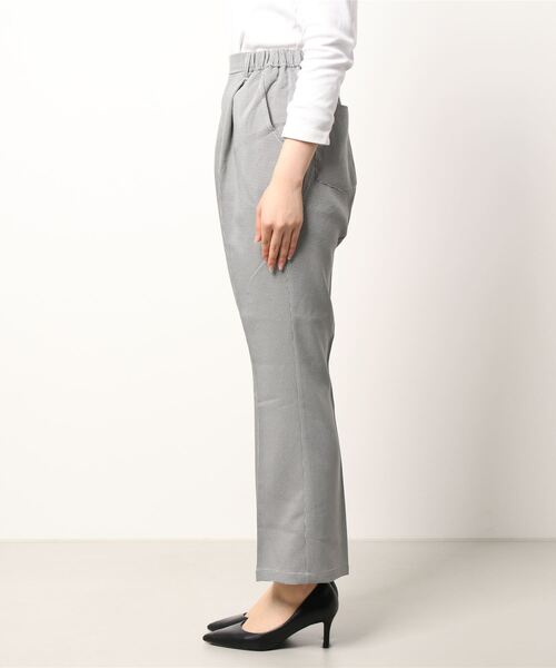 ehka sopo（エヘカソポ）の「無地／チェックアソート裾フレアパンツ（その他パンツ・レディース・ブラック/ベージュ/ブラウン/グレー/ブルー/グリーン・ﾌﾘ-）」の18枚目の写真