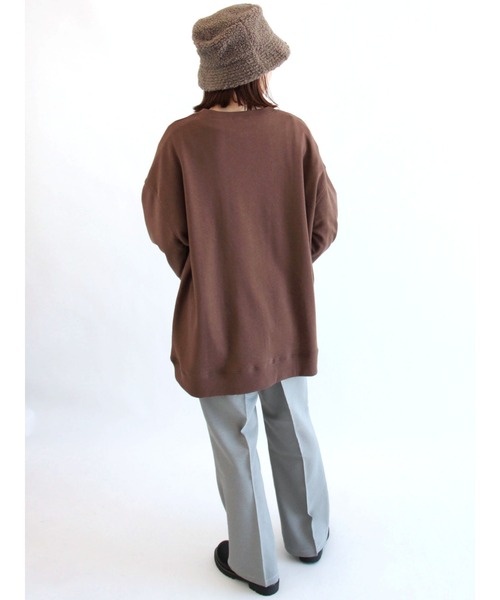 ehka sopo（エヘカソポ）の「無地／チェックアソート裾フレアパンツ（その他パンツ・レディース・ブラック/ベージュ/ブラウン/グレー/ブルー/グリーン・ﾌﾘ-）」の8枚目の写真