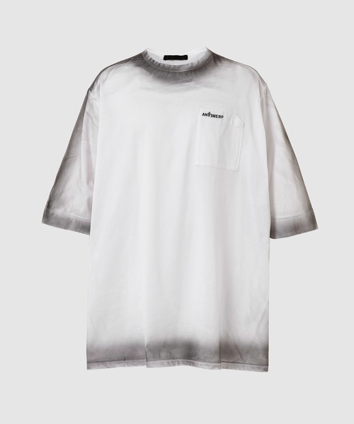 th products(ティーエイチプロダクト)の「Spray Long T-Shirt(Tシャツ/カットソー・メンズ・ホワイト/ブラック・1/2)」の2枚目の写真
