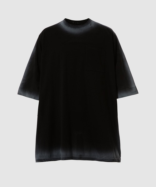 th products(ティーエイチプロダクト)の「Spray Long T-Shirt(Tシャツ/カットソー・メンズ・ホワイト/ブラック・1/2)」の1枚目の写真