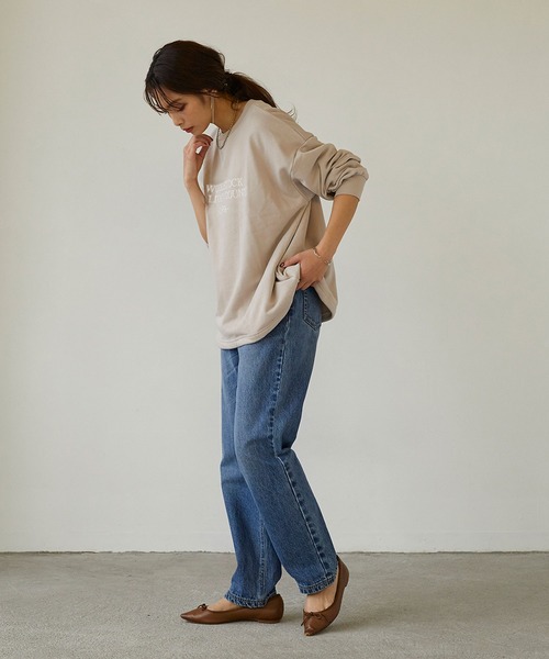 179/WG(イチナナキュウダブルジー)の「エンブロイダリースウェット(スウェット・レディース・チャコールグレー/グレー/グリーン・FREE)」の11枚目の写真