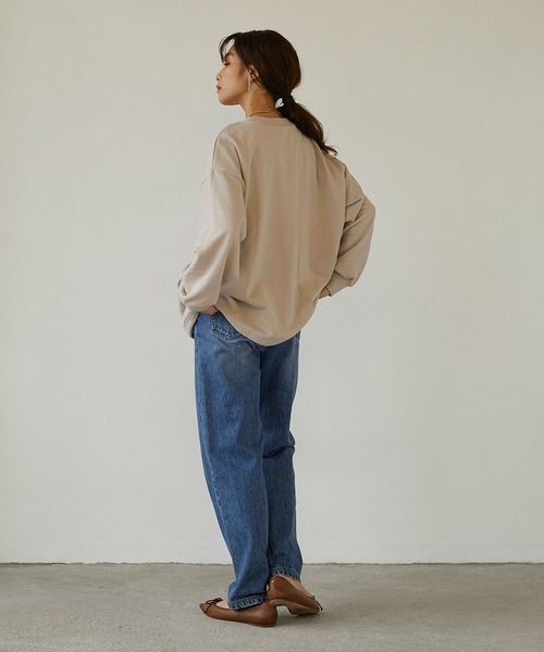 179/WG(イチナナキュウダブルジー)の「エンブロイダリースウェット(スウェット・レディース・チャコールグレー/グレー/グリーン・FREE)」の10枚目の写真