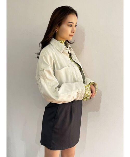 EMODA（エモダ）の「ワイドベルトハイウエストスカート（スカート・レディース・グレー/ブルー/アイボリー・SMALL/MEDIUM）」の22枚目の写真