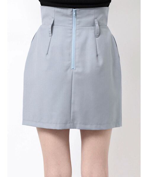 EMODA（エモダ）の「ワイドベルトハイウエストスカート（スカート・レディース・グレー/ブルー/アイボリー・SMALL/MEDIUM）」の16枚目の写真