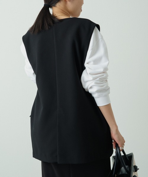 LOUNGEDRESS（ラウンジドレス）の「ノーカラーリネンジレ