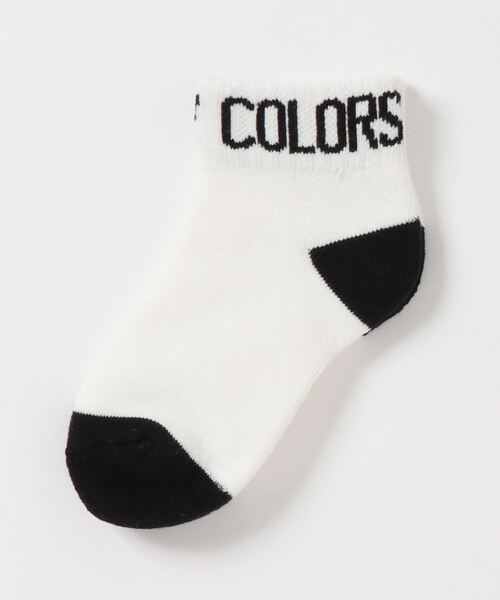 GROOVY COLORS(グルービーカラーズ)の「GLOOVY パイル ショート ソックス(ソックス/靴下・キッズ・ブラック/ブルー・MEDIUM/LARGE/SMALL)」の1枚目の写真