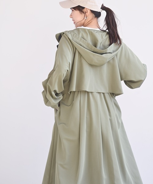 rps(アールピーエス)の「ロングマウンテンパーカー(マウンテンパーカー・レディース・ブラック/カーキ/グレイッシュベージュ・M)」の1枚目の写真