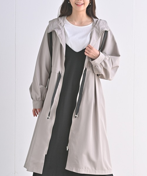 rps(アールピーエス)の「ロングマウンテンパーカー(マウンテンパーカー・レディース・ブラック/カーキ/グレイッシュベージュ・M)」の3枚目の写真