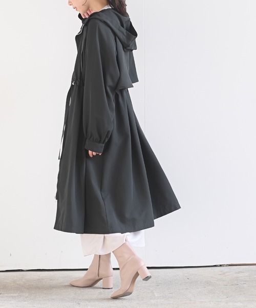 rps(アールピーエス)の「ロングマウンテンパーカー(マウンテンパーカー・レディース・ブラック/カーキ/グレイッシュベージュ・M)」の2枚目の写真