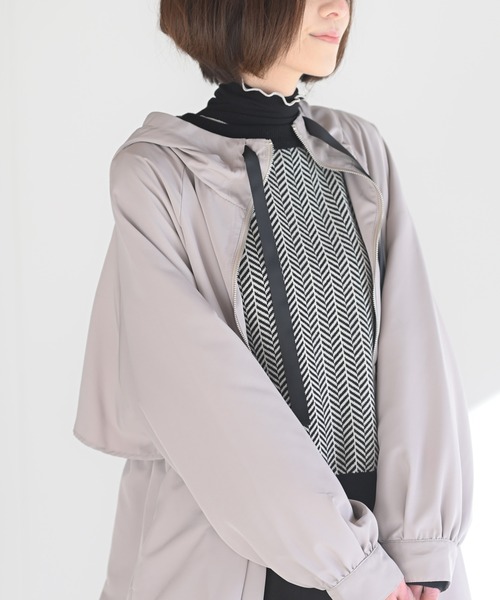 rps(アールピーエス)の「ロングマウンテンパーカー(マウンテンパーカー・レディース・ブラック/カーキ/グレイッシュベージュ・M)」の16枚目の写真