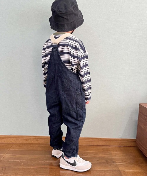 CIAOPANIC TYPY(チャオパニックティピー)の「■【WEB限定】【KIDS】デニムオーバーオール(サロペット/オーバーオール・キッズ・ネイビー/オフホワイト・SMALL/MEDIUM/LARGE/X-LARGE/XX-LARGE)」の18枚目の写真