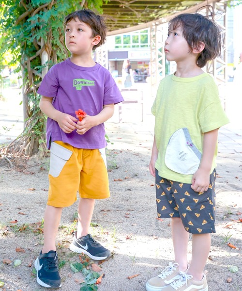 DILASH（ディラッシュ）の「DownloadデザインTシャツ（Tシャツ/カットソー・キッズ・グリーン/オフホワイト/パープル・120/110/100/90/80/140/130）」の7枚目の写真