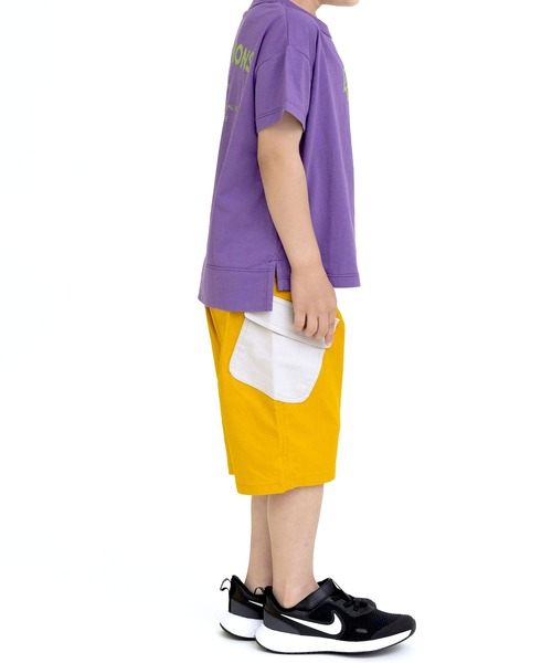 DILASH（ディラッシュ）の「DownloadデザインTシャツ（Tシャツ/カットソー・キッズ・グリーン/オフホワイト/パープル・120/110/100/90/80/140/130）」の8枚目の写真