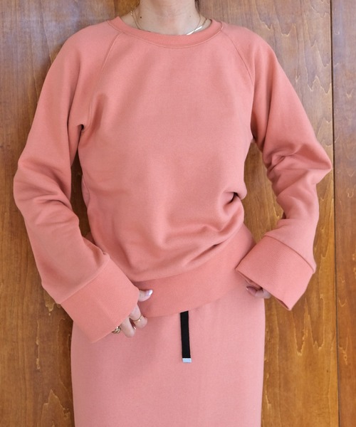 AKTE（アクテ）の「ライトスウェットプルオーバー（スウェット・レディース・ブラック/グレー/ピンク・FREE）」の3枚目の写真