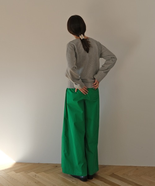 AKTE（アクテ）の「ライトスウェットプルオーバー（スウェット・レディース・ブラック/グレー/ピンク・FREE）」の8枚目の写真