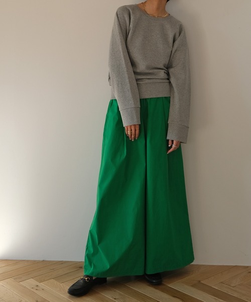 AKTE（アクテ）の「ライトスウェットプルオーバー（スウェット・レディース・ブラック/グレー/ピンク・FREE）」の4枚目の写真