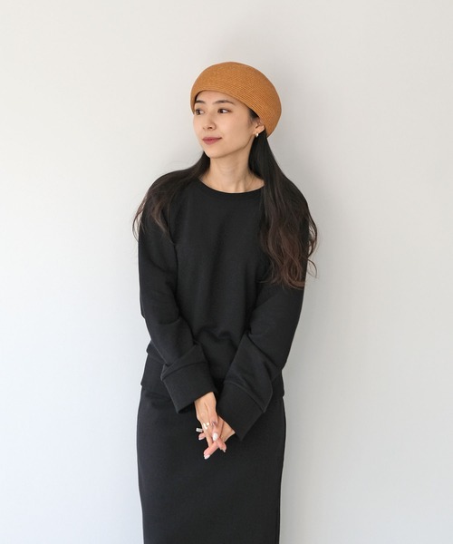 AKTE（アクテ）の「ライトスウェットプルオーバー（スウェット・レディース・ブラック/グレー/ピンク・FREE）」の13枚目の写真