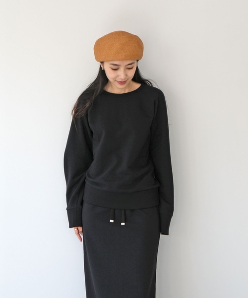 AKTE（アクテ）の「ライトスウェットプルオーバー（スウェット・レディース・ブラック/グレー/ピンク・FREE）」の18枚目の写真