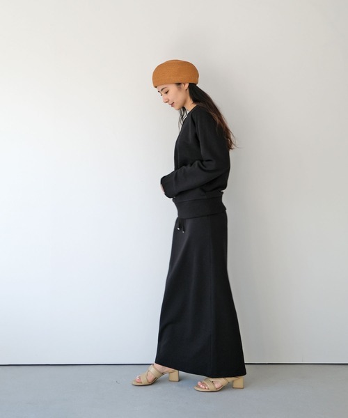 AKTE（アクテ）の「ライトスウェットプルオーバー（スウェット・レディース・ブラック/グレー/ピンク・FREE）」の9枚目の写真