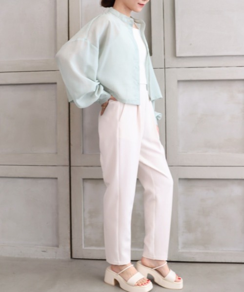 *NewArrival*ボリュームスリーブエステルシアーカーデシャツ