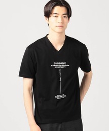 HIDEAWAYS NICOLE | ダブルシルケットロゴプリント半袖Ｔシャツ(Tシャツ/カットソー)