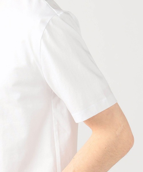 HIDEAWAYS NICOLE（ハイダウェイニコル）の「ダブルシルケットロゴプリント半袖Ｔシャツ（Tシャツ/カットソー・メンズ・ホワイト系その他/ブラック系その他/ホワイト系その他2/ブラック系その他2・MEDIUM/LARGE/X-LARGE/XX-LARGE）」の8枚目の写真