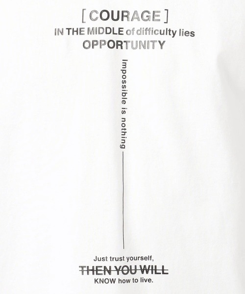 HIDEAWAYS NICOLE（ハイダウェイニコル）の「ダブルシルケットロゴプリント半袖Ｔシャツ（Tシャツ/カットソー・メンズ・ホワイト系その他/ブラック系その他/ホワイト系その他2/ブラック系その他2・MEDIUM/LARGE/X-LARGE/XX-LARGE）」の10枚目の写真