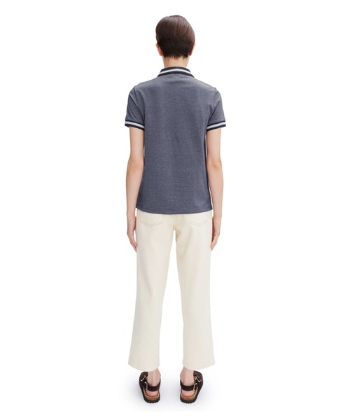 A.P.C.(アーペーセー)の「POLO MADALENA 22P(ポロシャツ・レディース・ネイビー/エンジ・S/L/M)」の9枚目の写真
