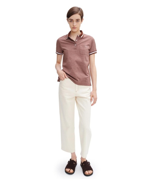 A.P.C.(アーペーセー)の「POLO MADALENA 22P(ポロシャツ・レディース・ネイビー/エンジ・S/L/M)」の7枚目の写真
