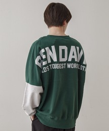 JUNRED | 【ビッグシルエット】BEN DAVIS バイカラー裏毛スウェット(スウェット)