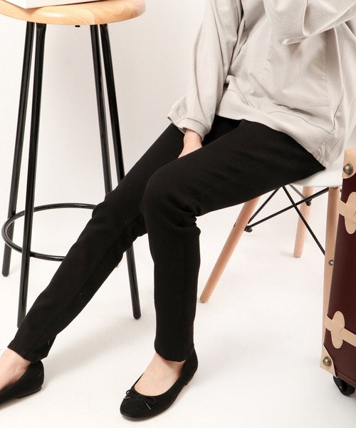 SUGGESTION(サジェッション)の「SUGGESTION ストレッチ5Pスキニーパンツ スリムシルエット(その他パンツ・レディース・ブラック/ネイビー/ブラック系その他・M/L)」の3枚目の写真