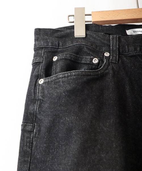 SUGGESTION(サジェッション)の「SUGGESTION ストレッチ5Pスキニーパンツ スリムシルエット(その他パンツ・レディース・ブラック/ネイビー/ブラック系その他・M/L)」の9枚目の写真