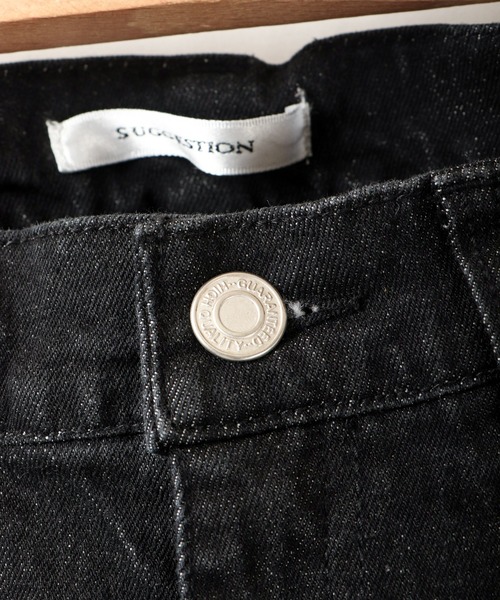 SUGGESTION(サジェッション)の「SUGGESTION ストレッチ5Pスキニーパンツ スリムシルエット(その他パンツ・レディース・ブラック/ネイビー/ブラック系その他・M/L)」の8枚目の写真