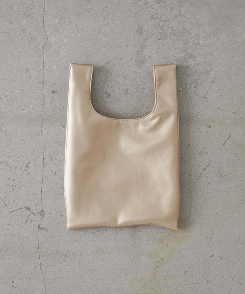 EFOLE(エフォル)の「マルシェ ミニバッグ【再入荷】(ハンドバッグ・レディース・ブラック/オフホワイト/オリーブ/シルバー/ゴールド・FREE)」の5枚目の写真