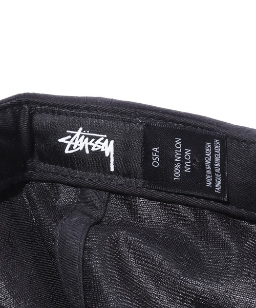 STUSSY(ステューシー)の「STUSSY/ステューシー STOCK LOCK TASLAN STRAPBACK Cap ナイロンキャップ(キャップ・メンズ・ブラック/ネイビー/ブラウン/グリーン・ONE SIZE)」の12枚目の写真
