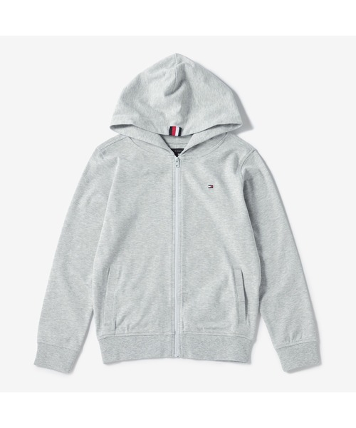 TOMMY HILFIGER(トミーヒルフィガー)の「フラッグジップアップパーカー(パーカー・キッズ・ホワイト/ネイビー/グレー・80cm/90cm/110cm/100cm/120cm)」の2枚目の写真