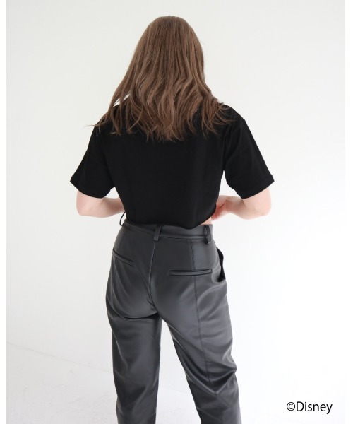 FIG&VIPER（フィグアンドバイパー）の「Disney 101/short T（Tシャツ/カットソー・レディース・ホワイト/ブラック・FREE）」の7枚目の写真