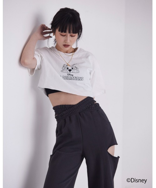 FIG&VIPER（フィグアンドバイパー）の「Disney 101/short T（Tシャツ/カットソー・レディース・ホワイト/ブラック・FREE）」の20枚目の写真