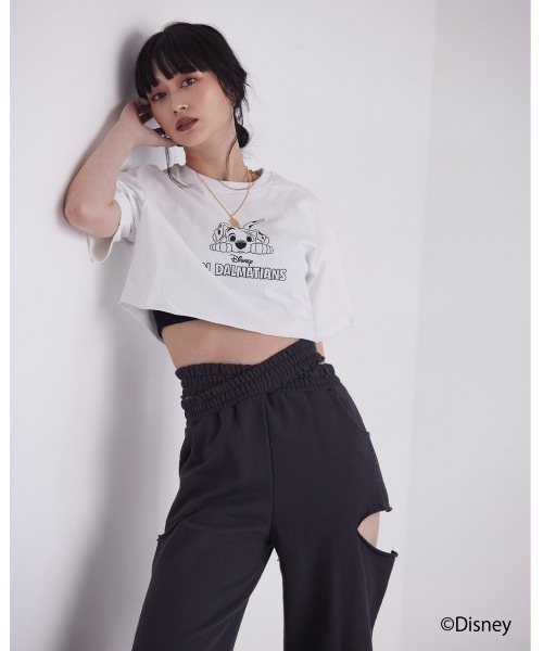 FIG&VIPER（フィグアンドバイパー）の「Disney 101/short T（Tシャツ/カットソー・レディース・ホワイト/ブラック・FREE）」の21枚目の写真