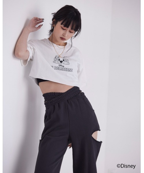 FIG&VIPER（フィグアンドバイパー）の「Disney 101/short T（Tシャツ/カットソー・レディース・ホワイト/ブラック・FREE）」の22枚目の写真