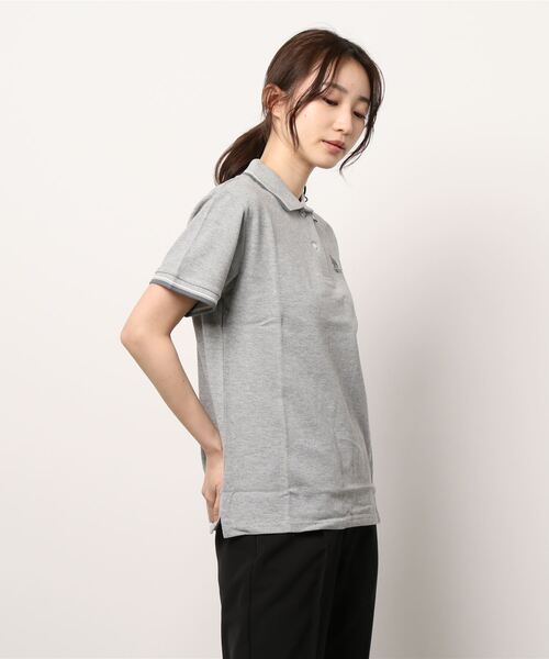 moz(モズ)の「moz 刺しゅうポロシャツ(ポロシャツ・レディース・ネイビー/グレー/グリーン・LARGE/X-LARGE/MEDIUM)」の19枚目の写真