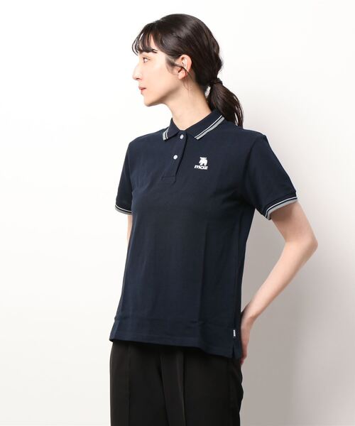 moz(モズ)の「moz 刺しゅうポロシャツ(ポロシャツ・レディース・ネイビー/グレー/グリーン・LARGE/X-LARGE/MEDIUM)」の18枚目の写真