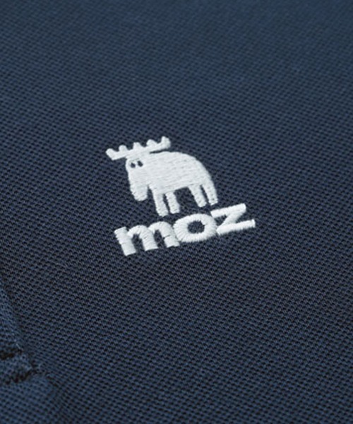 moz(モズ)の「moz 刺しゅうポロシャツ(ポロシャツ・レディース・ネイビー/グレー/グリーン・LARGE/X-LARGE/MEDIUM)」の13枚目の写真