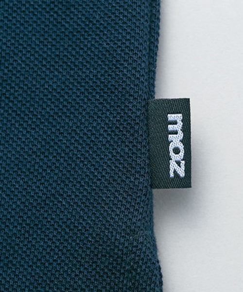 moz(モズ)の「moz 刺しゅうポロシャツ(ポロシャツ・レディース・ネイビー/グレー/グリーン・LARGE/X-LARGE/MEDIUM)」の14枚目の写真