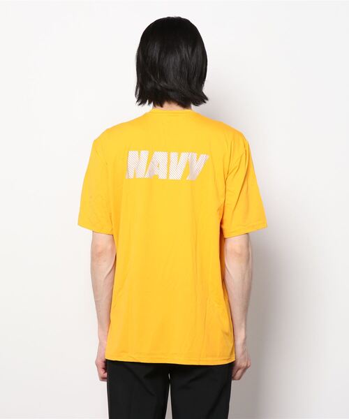 MILITARY（ミリタリー）の「NEW BALANCE / ニューバランス US NAVY SS TEE（Tシャツ/カットソー・メンズ・イエロー・MEDIUM/LARGE）」の3枚目の写真