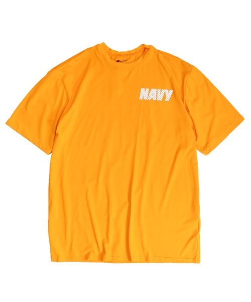 MILITARY（ミリタリー）の「NEW BALANCE / ニューバランス US NAVY SS TEE（Tシャツ/カットソー・メンズ・イエロー・MEDIUM/LARGE）」の4枚目の写真