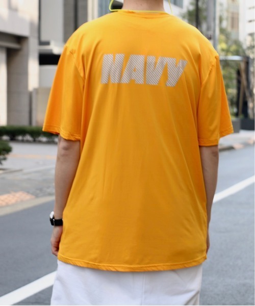 MILITARY（ミリタリー）の「NEW BALANCE / ニューバランス US NAVY SS TEE（Tシャツ/カットソー・メンズ・イエロー・MEDIUM/LARGE）」の6枚目の写真